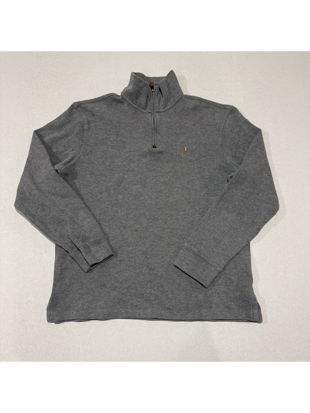 Polo Ralph Lauren Estate Rib Quarter Zip Pullover Sweater Size M Men’s